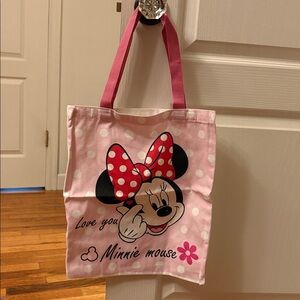 Pink Minnie Mouse Tote Bag